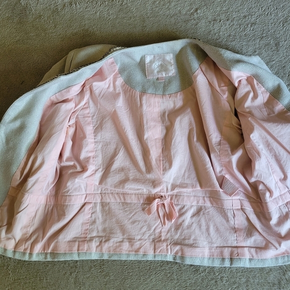 Rebecca Taylor silk blend cropped blazer size 4 - Picture 12 of 16